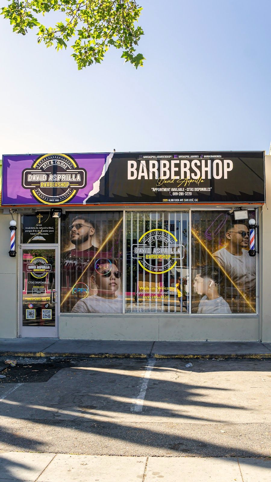 David Asprilla Barbershop on Alum Rock Ave
